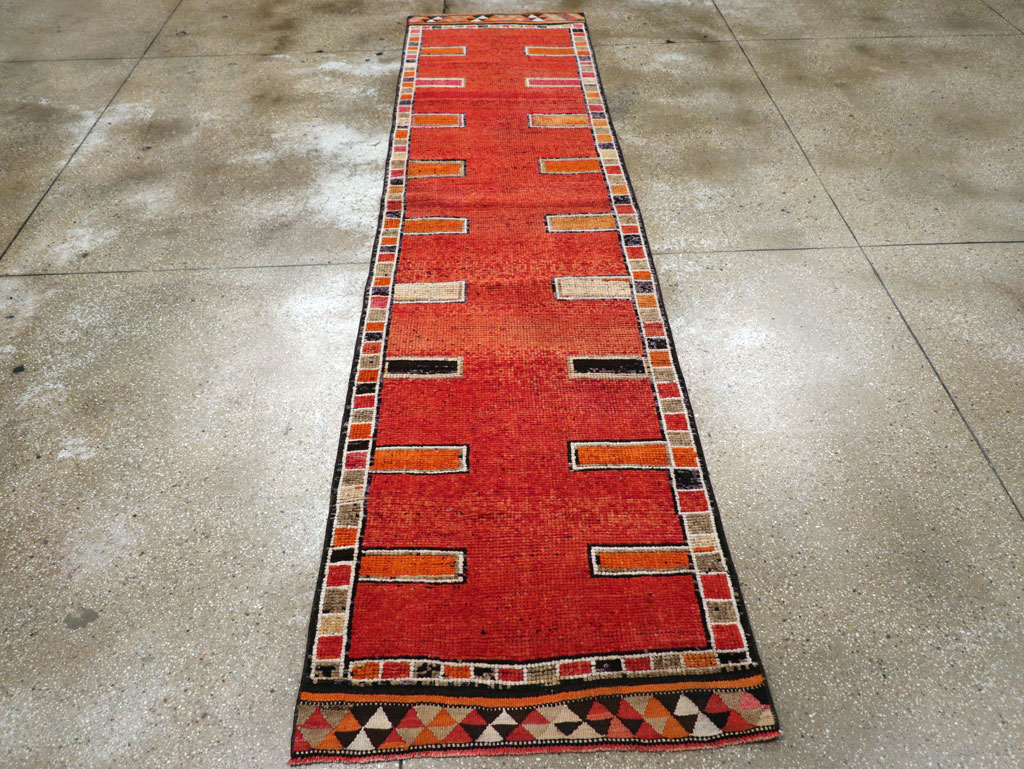 Vintage Turkish Anatolian Tribal Runner (Pair: 1 of 2), No.30716 - Gss