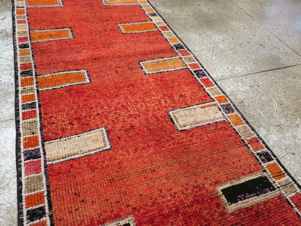 Vintage Turkish Anatolian Tribal Runner (Pair: 1 of 2), No.30716 - Gss