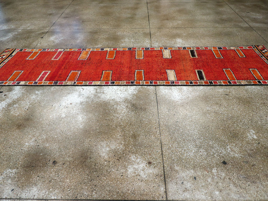 Vintage Turkish Anatolian Tribal Runner (Pair: 1 of 2), No.30716 - Gss