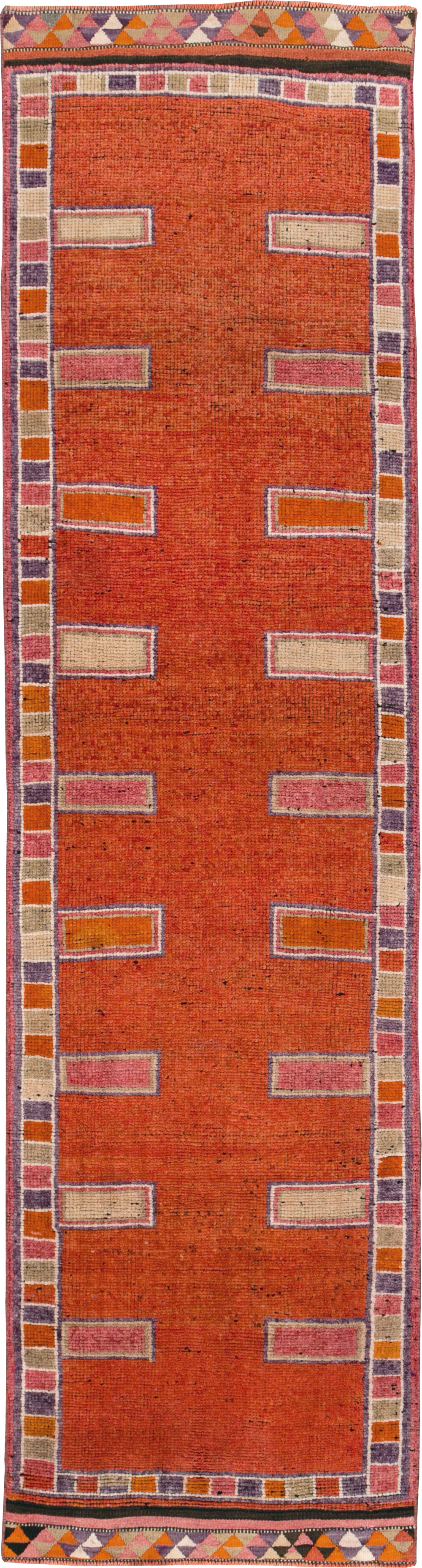 Vintage Turkish Anatolian Tribal Runner (Pair: 2 of 2), No.30717 - Gss