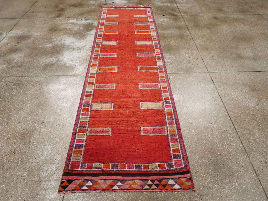 Vintage Turkish Anatolian Tribal Runner (Pair: 2 of 2), No.30717 - Gss