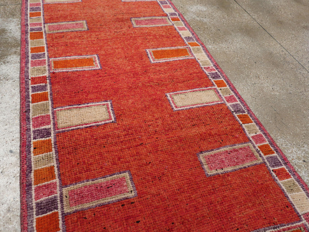 Vintage Turkish Anatolian Tribal Runner (Pair: 2 of 2), No.30717 - Gss