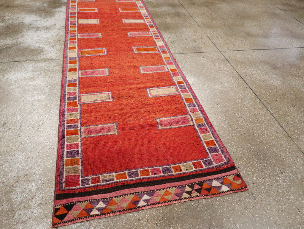 Vintage Turkish Anatolian Tribal Runner (Pair: 2 of 2), No.30717 - Gss