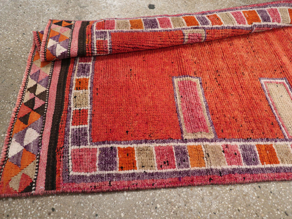 Vintage Turkish Anatolian Tribal Runner (Pair: 2 of 2), No.30717 - Gss