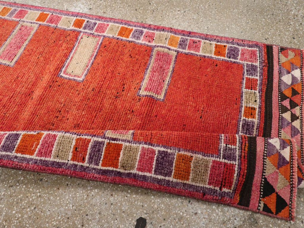 Vintage Turkish Anatolian Tribal Runner (Pair: 2 of 2), No.30717 - Gss