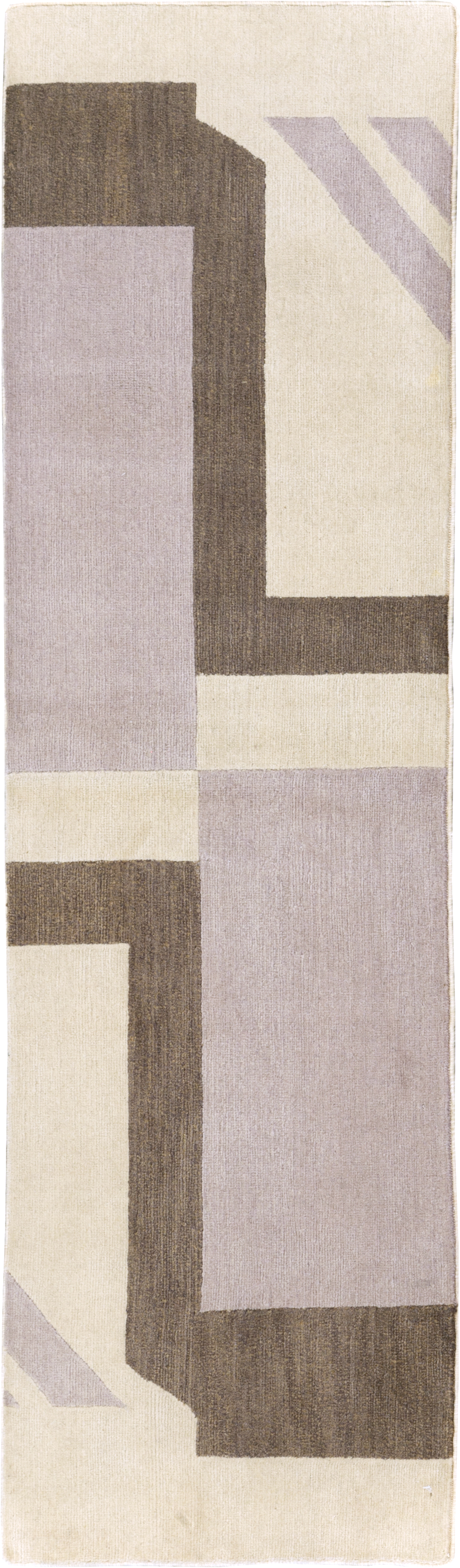 Contemporary Tibetan Art Deco Style Small Runner, No.30721 - Gss