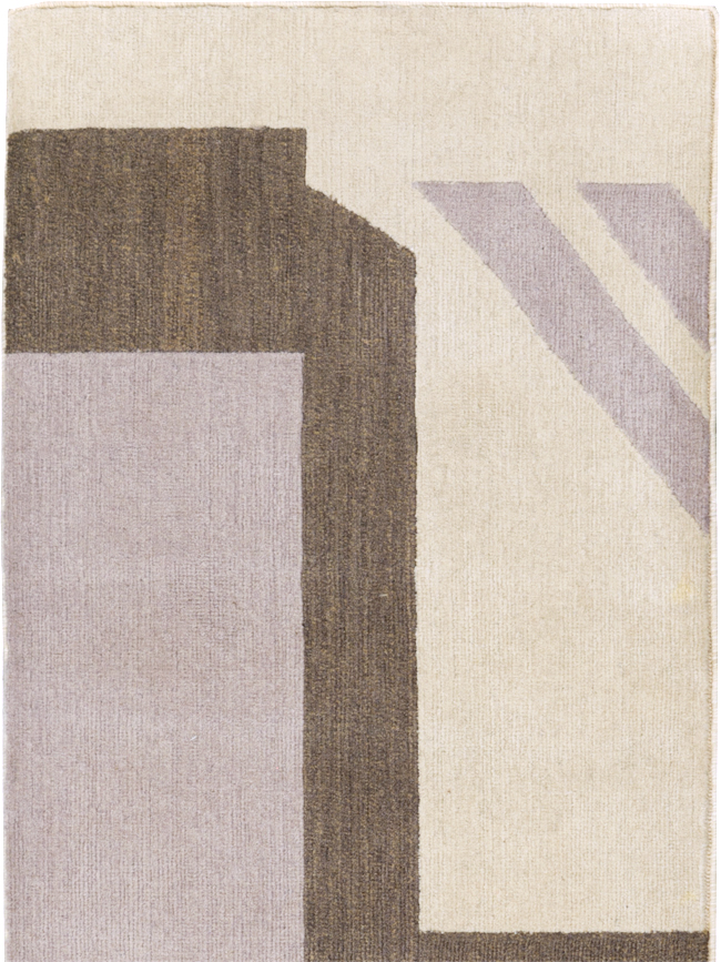 Contemporary Tibetan Art Deco Style Small Runner, No.30721 - Gss