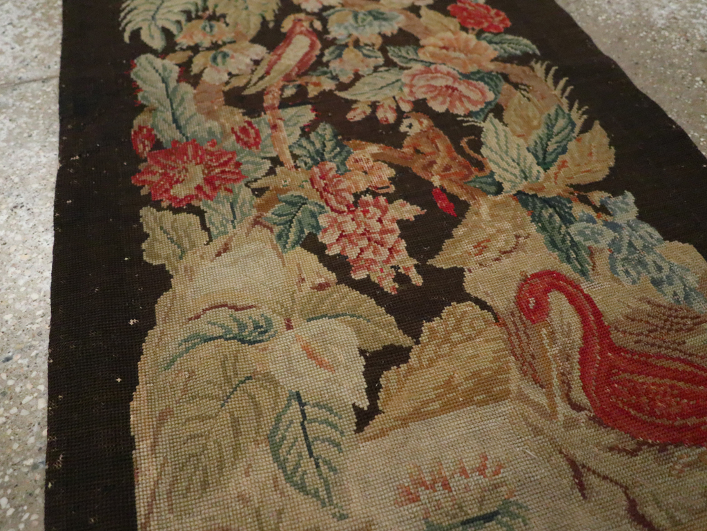 Antique English Pictorial Tapestry, No.30727 - Gss