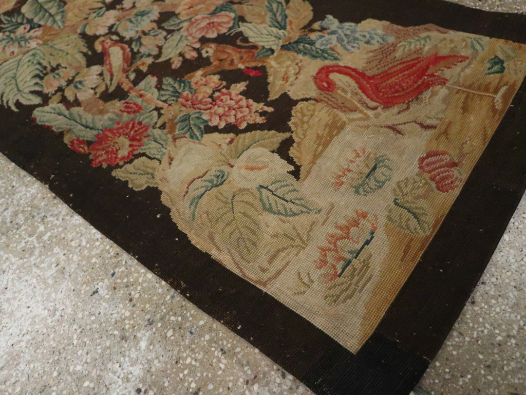 Antique English Pictorial Tapestry, No.30727 - Gss