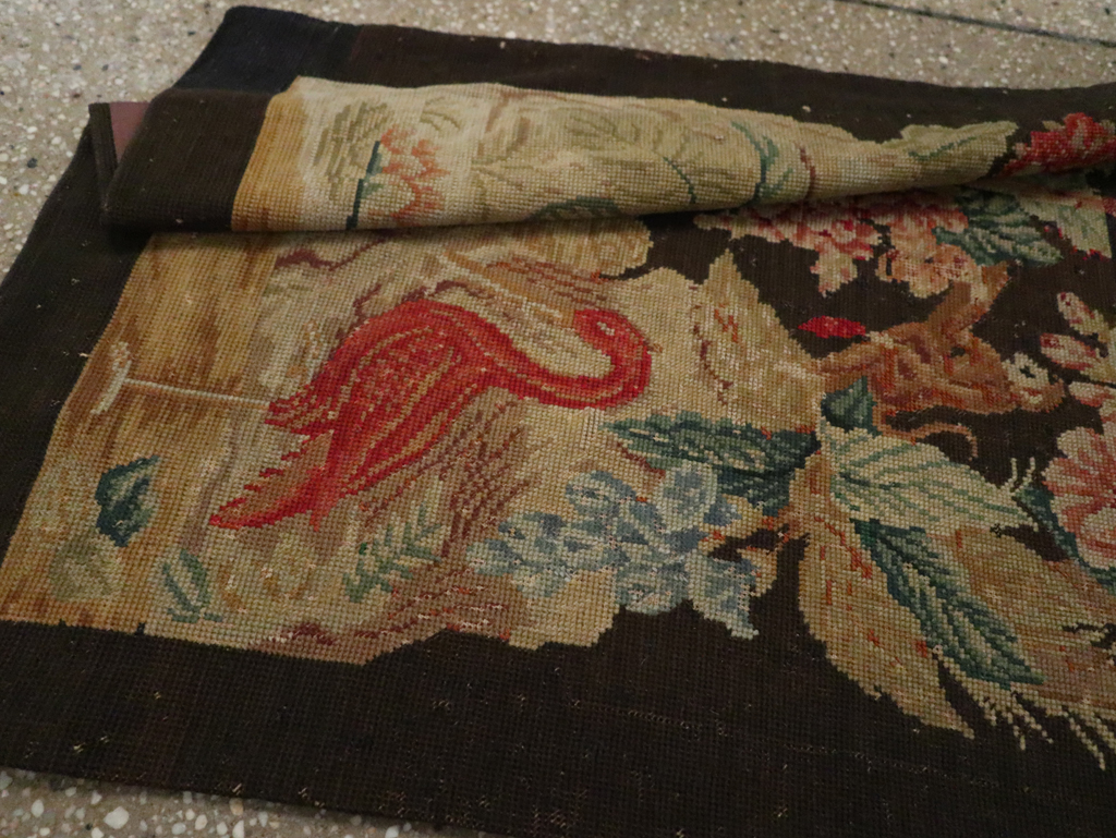 Antique English Pictorial Tapestry, No.30727 - Gss