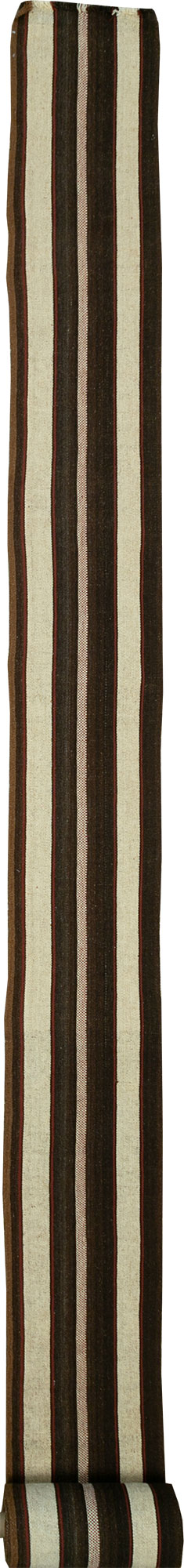 Vintage Turkish Flatweave Long Runner, No.30731 - Gss
