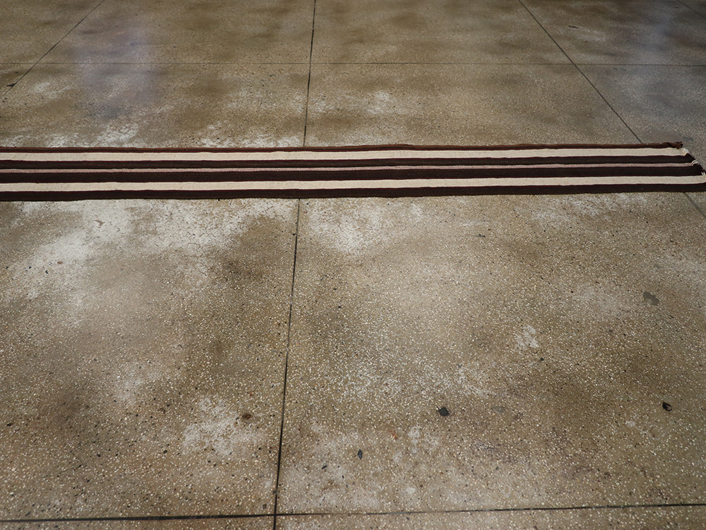 Vintage Turkish Flatweave Long Runner, No.30731 - Gss