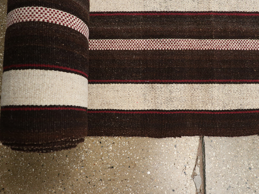 Vintage Turkish Flatweave Long Runner, No.30731 - Gss