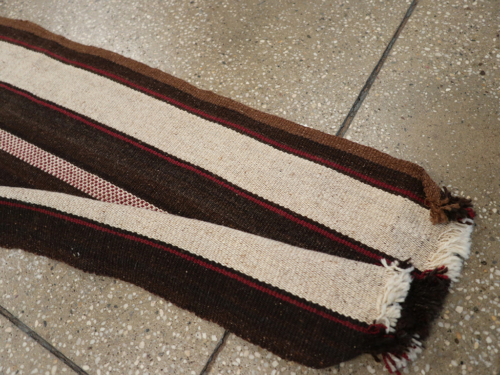 Vintage Turkish Flatweave Long Runner, No.30731 - Gss