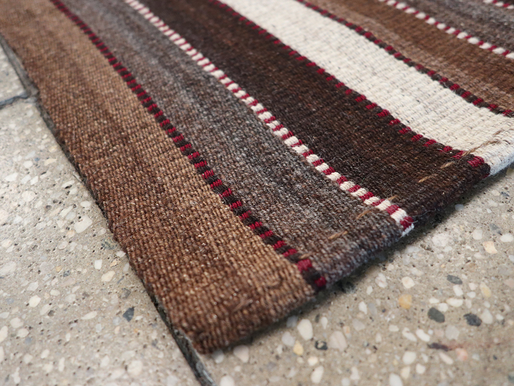 Vintage Turkish Flatweave Long Runner, No.30732 - Gss