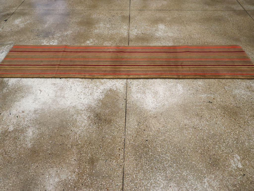 Contemporary Tibetan Striped Small Runner, No.30733 - Gss