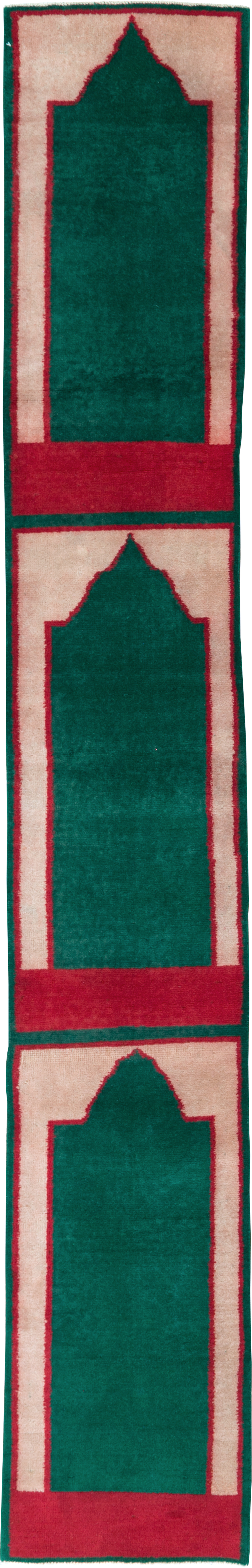 Vintage Turkish Anatolian Small Runner (Pair: 1 of 2), No.30734 - Gss