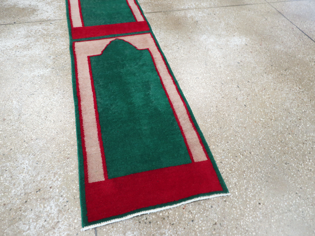 Vintage Turkish Anatolian Small Runner (Pair: 1 of 2), No.30734 - Gss