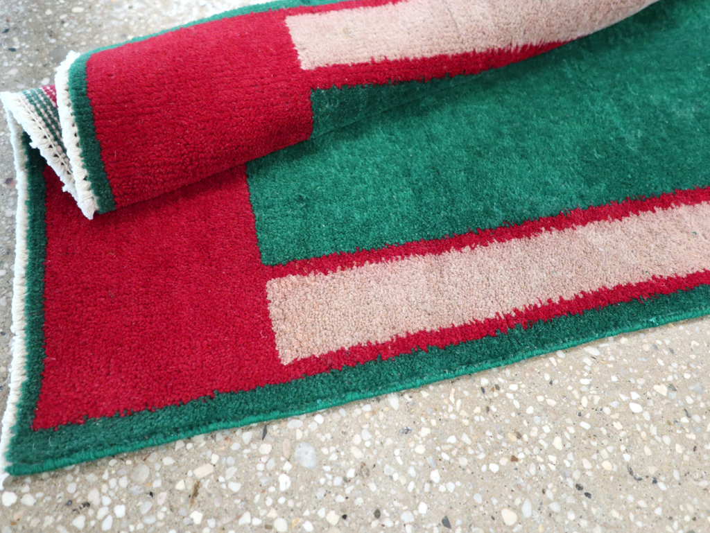 Vintage Turkish Anatolian Small Runner (Pair: 1 of 2), No.30734 - Gss