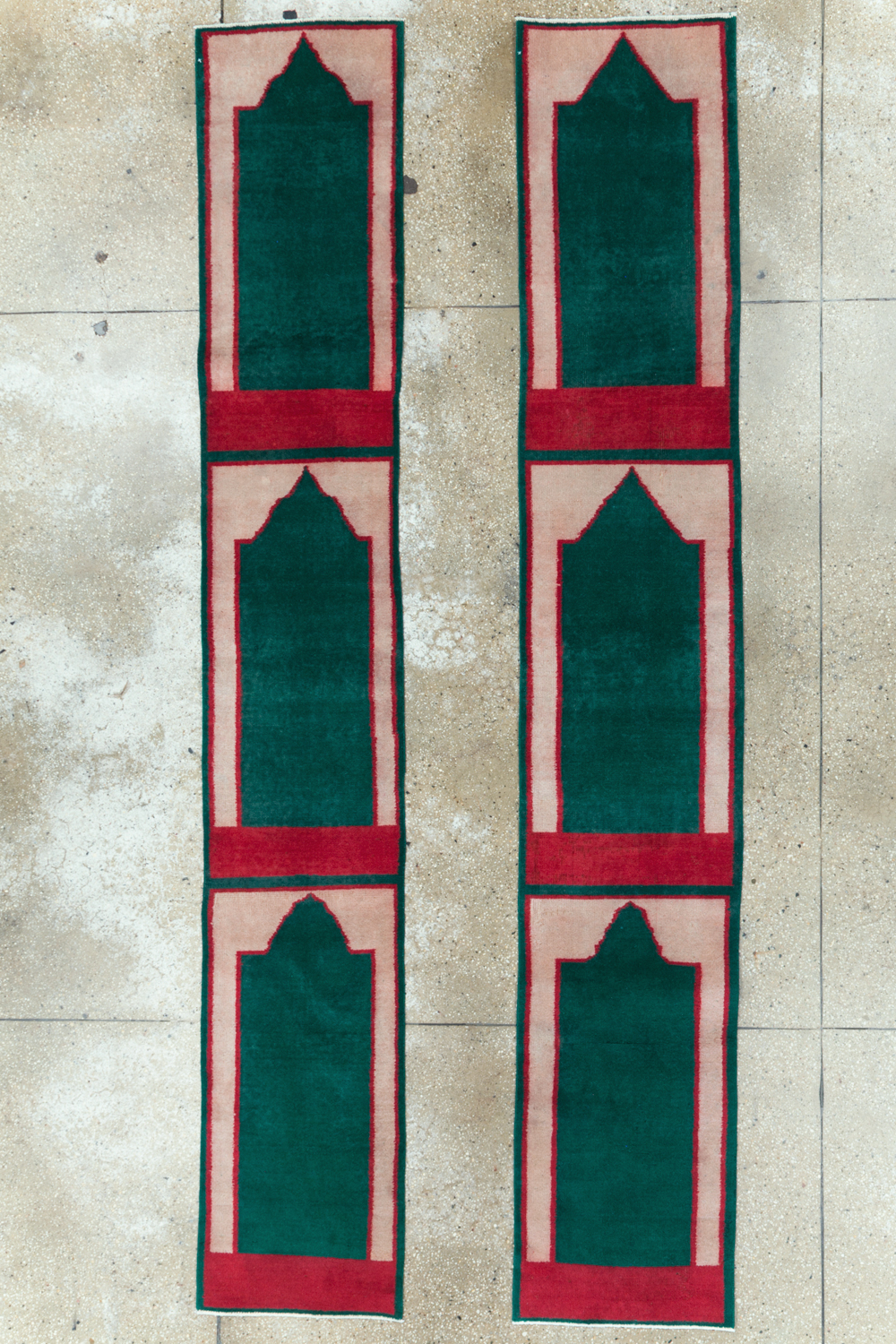 Vintage Turkish Anatolian Small Runner (Pair: 1 of 2), No.30734 - Gss