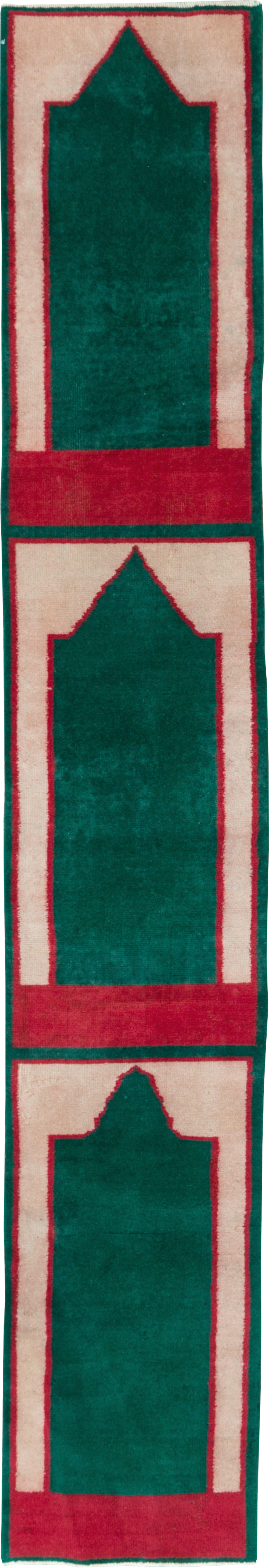 Vintage Turkish Anatolian Small Runner (Pair: 2 of 2), No.30735 - Gss