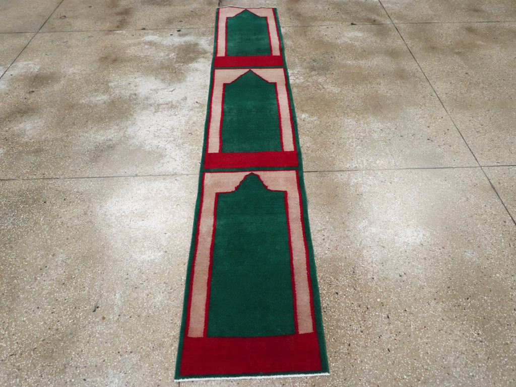 Vintage Turkish Anatolian Small Runner (Pair: 2 of 2), No.30735 - Gss