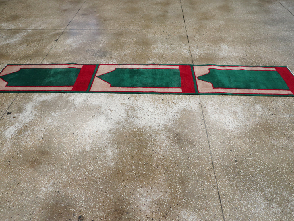 Vintage Turkish Anatolian Small Runner (Pair: 2 of 2), No.30735 - Gss