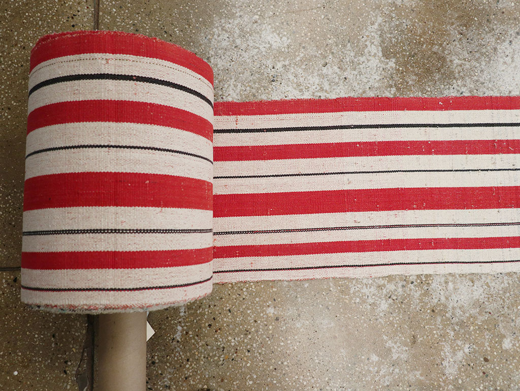 Vintage Turkish Flatweave Long Runner, No.30737 - Gss