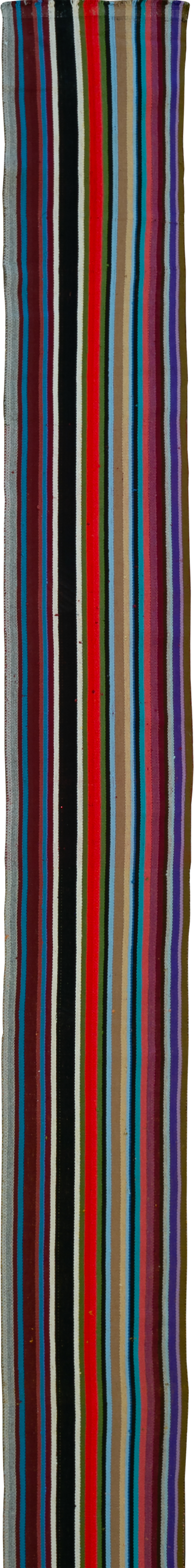 Vintage Turkish Flatweave Long Runner, No.30738 - Gss