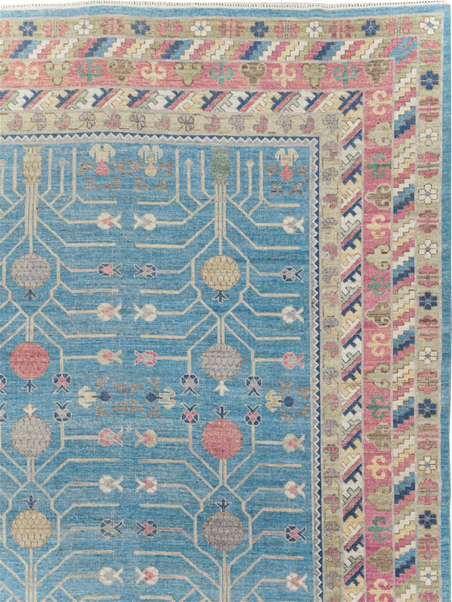 Modern East Turkestan Khotan Large Room Size Carpet, No.30742 - Gss