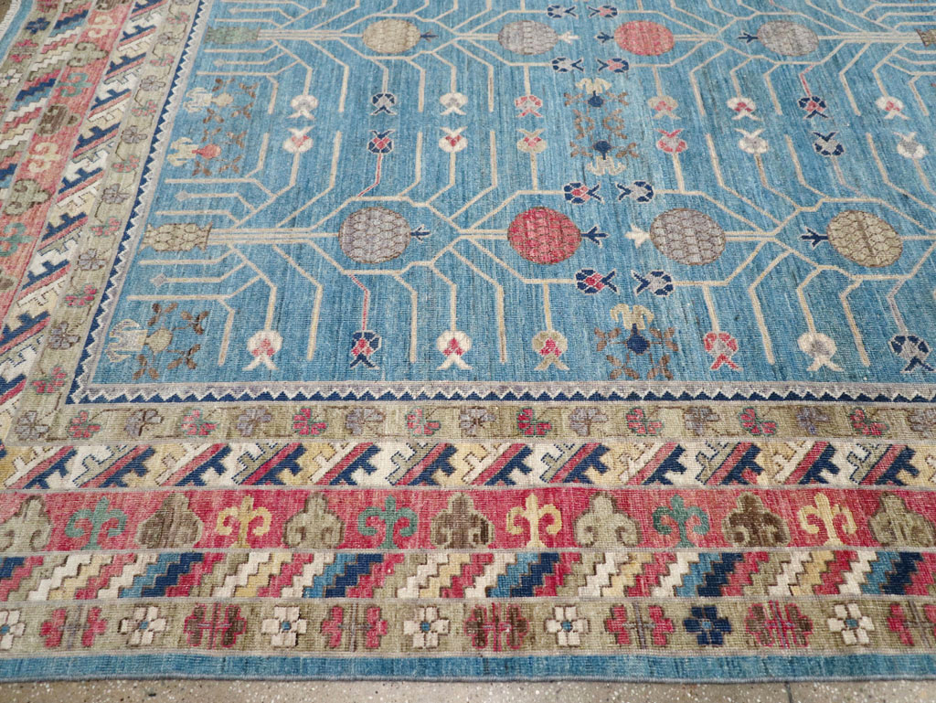 Modern East Turkestan Khotan Large Room Size Carpet, No.30742 - Gss
