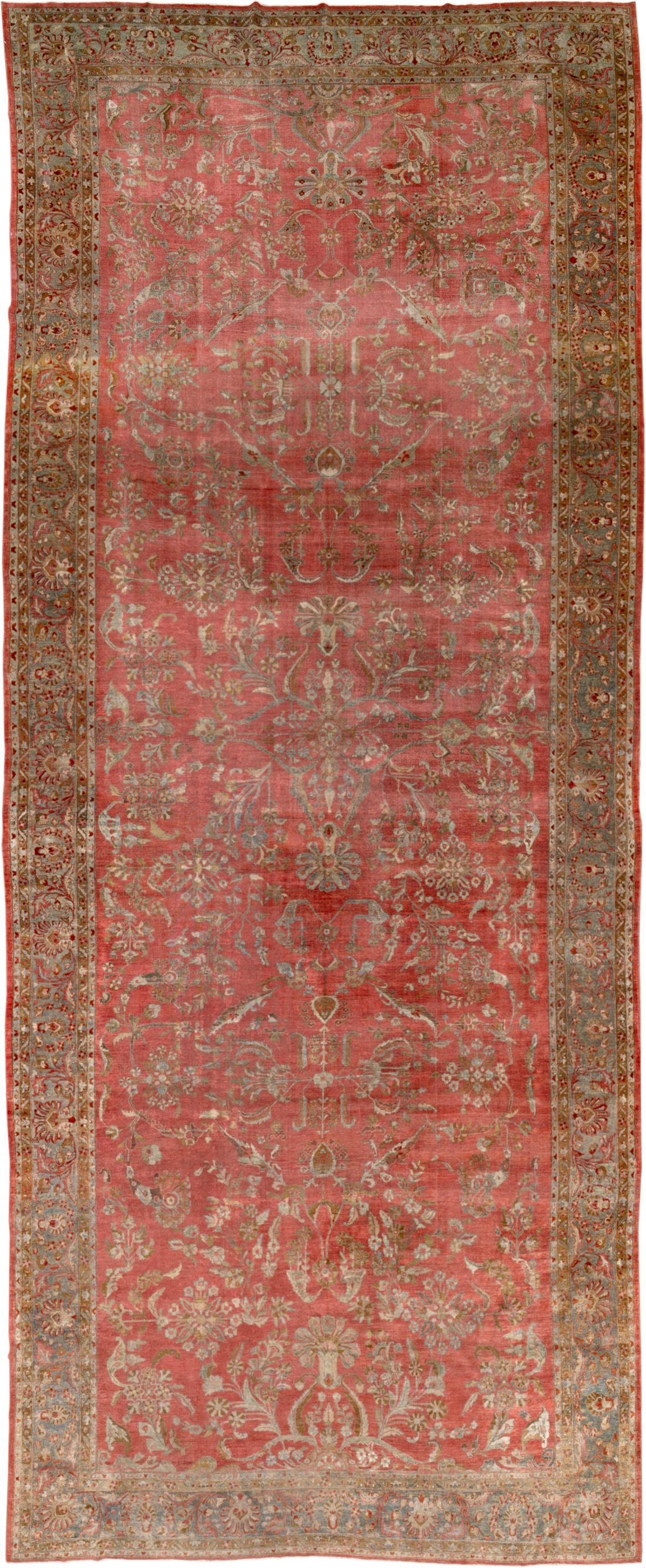 Antique Persian Sarouk Oversize Carpet, No.30743 - Gss