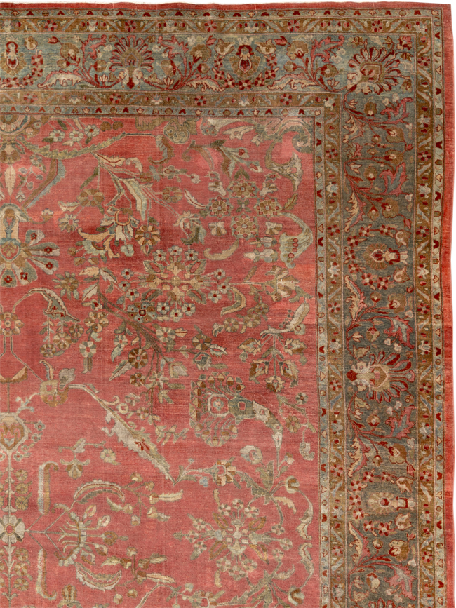 Antique Persian Sarouk Oversize Carpet, No.30743 - Gss