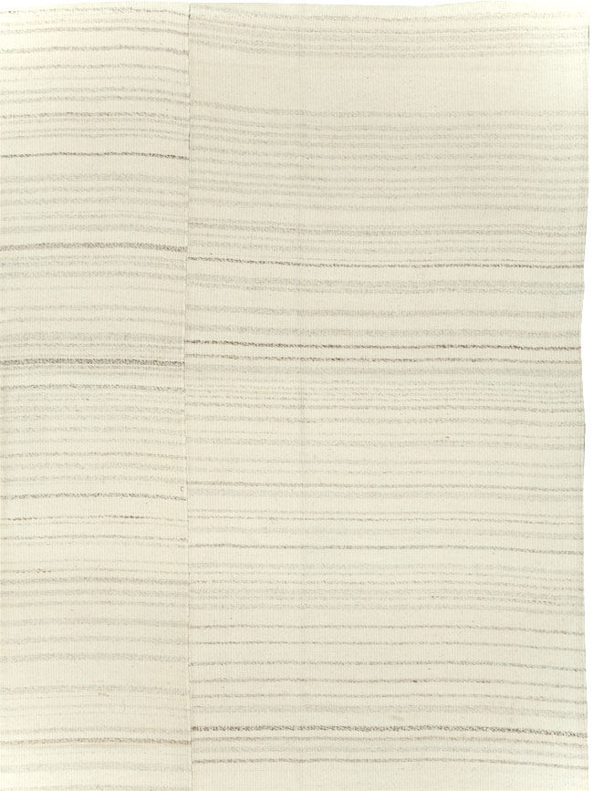 Modern Turkish Flatweave Room Size Carpet, No.30745 - Gss