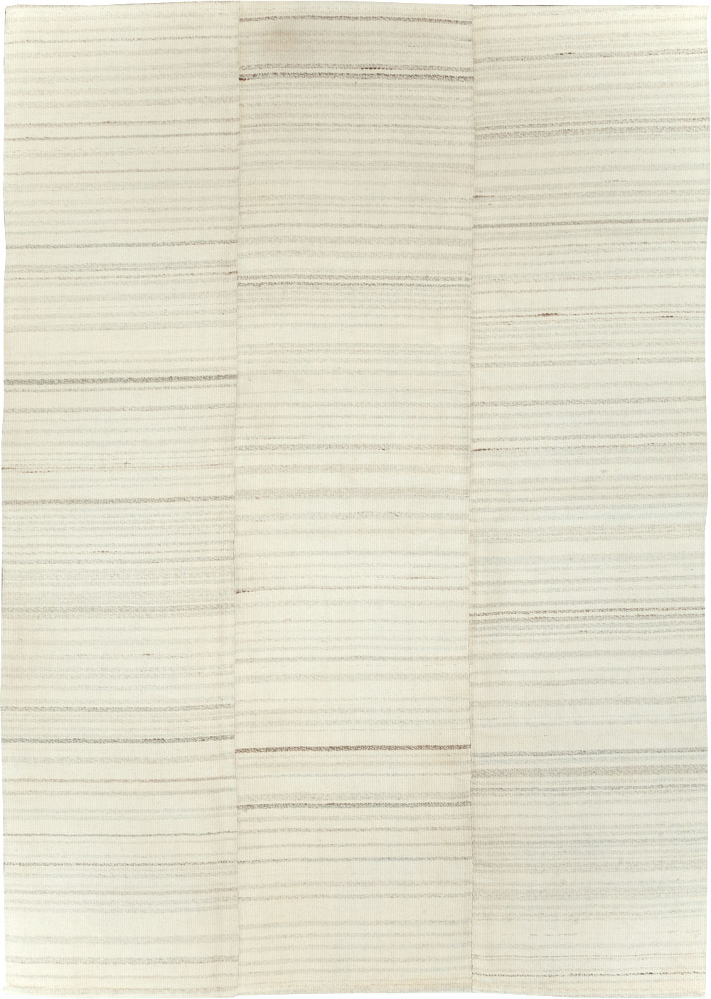 Modern Turkish Flatweave Small Room Size Carpet, No.30747 - Gss