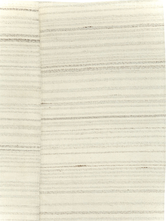 Modern Turkish Flatweave Small Room Size Carpet, No.30747 - Gss