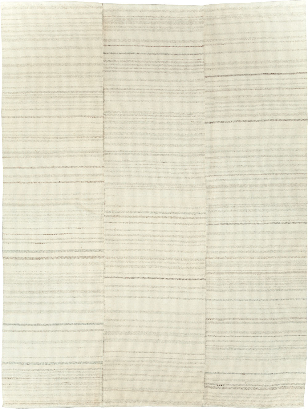 Modern Turkish Flatweave Small Room Size Carpet, No.30748 - Gss