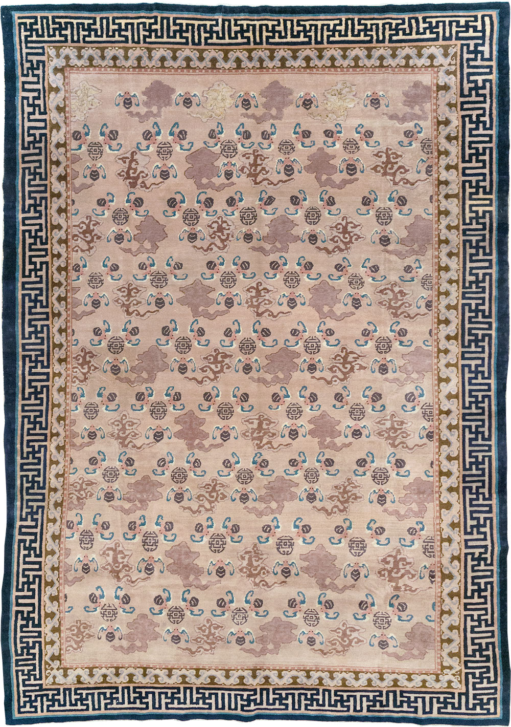 Antique Chinese Peking Room Size Carpet, No.30763 - Gss