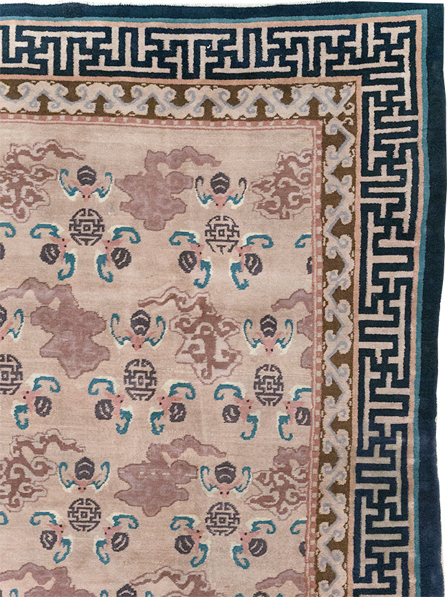 Antique Chinese Peking Room Size Carpet, No.30763 - Gss