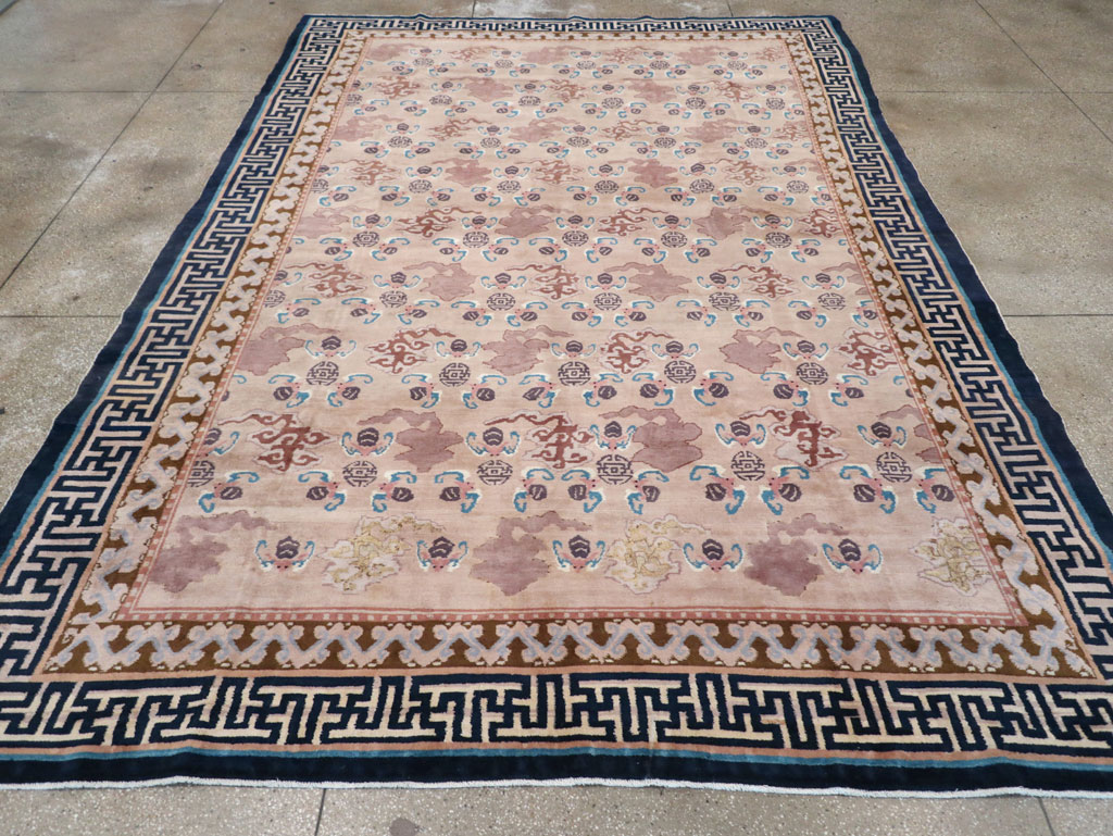 Antique Chinese Peking Room Size Carpet, No.30763 - Gss