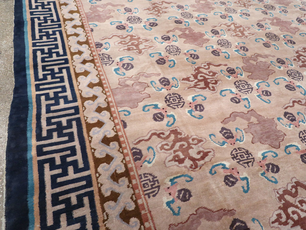 Antique Chinese Peking Room Size Carpet, No.30763 - Gss