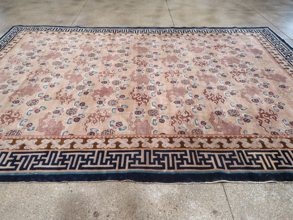 Antique Chinese Peking Room Size Carpet, No.30763 - Gss