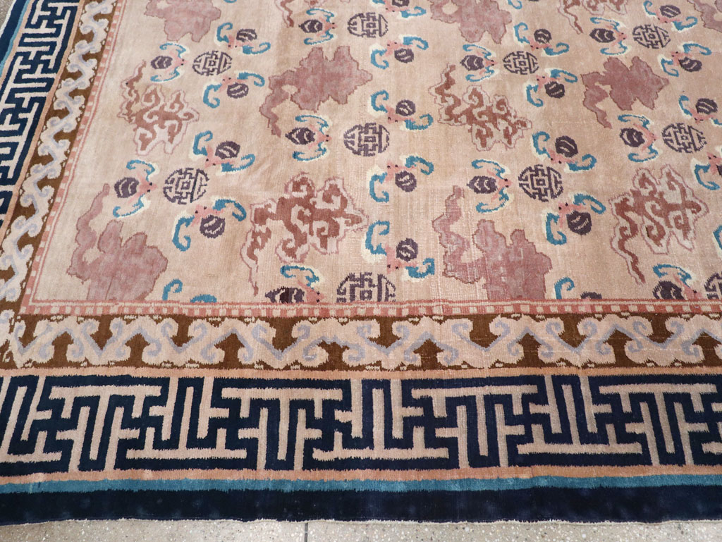 Antique Chinese Peking Room Size Carpet, No.30763 - Gss