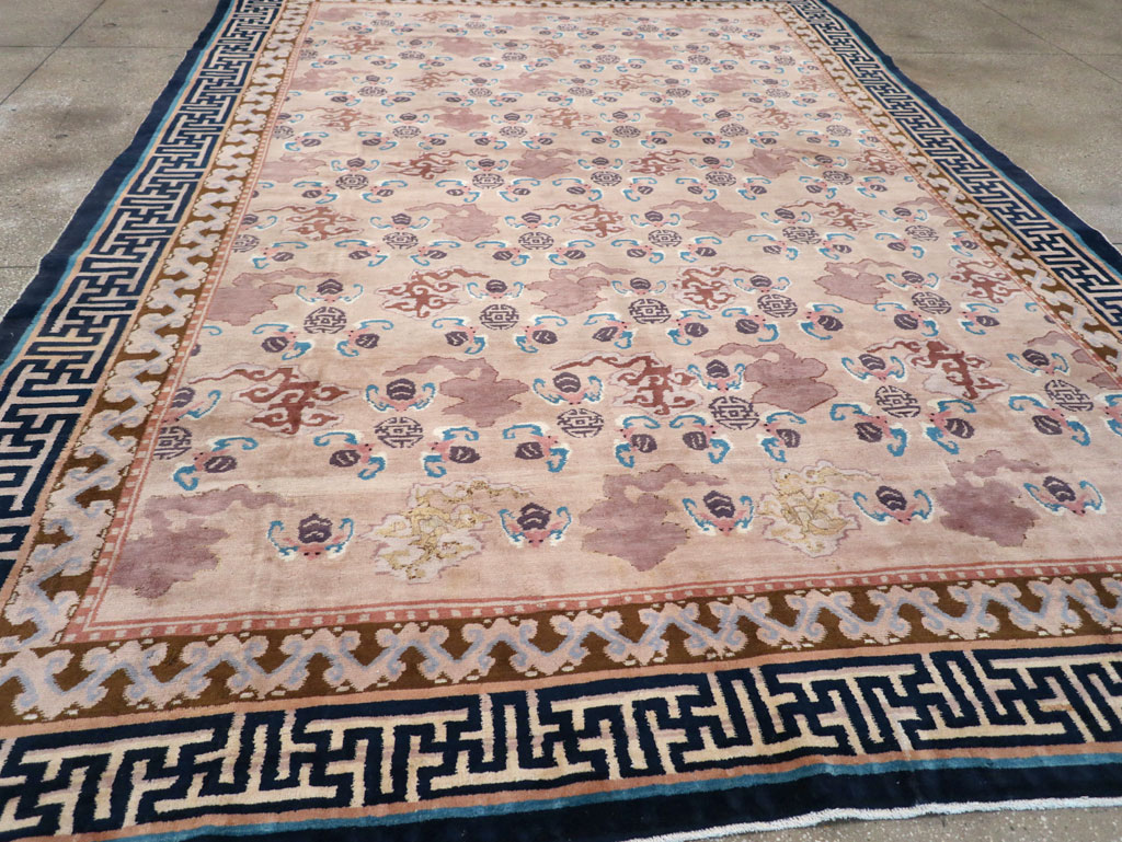 Antique Chinese Peking Room Size Carpet, No.30763 - Gss