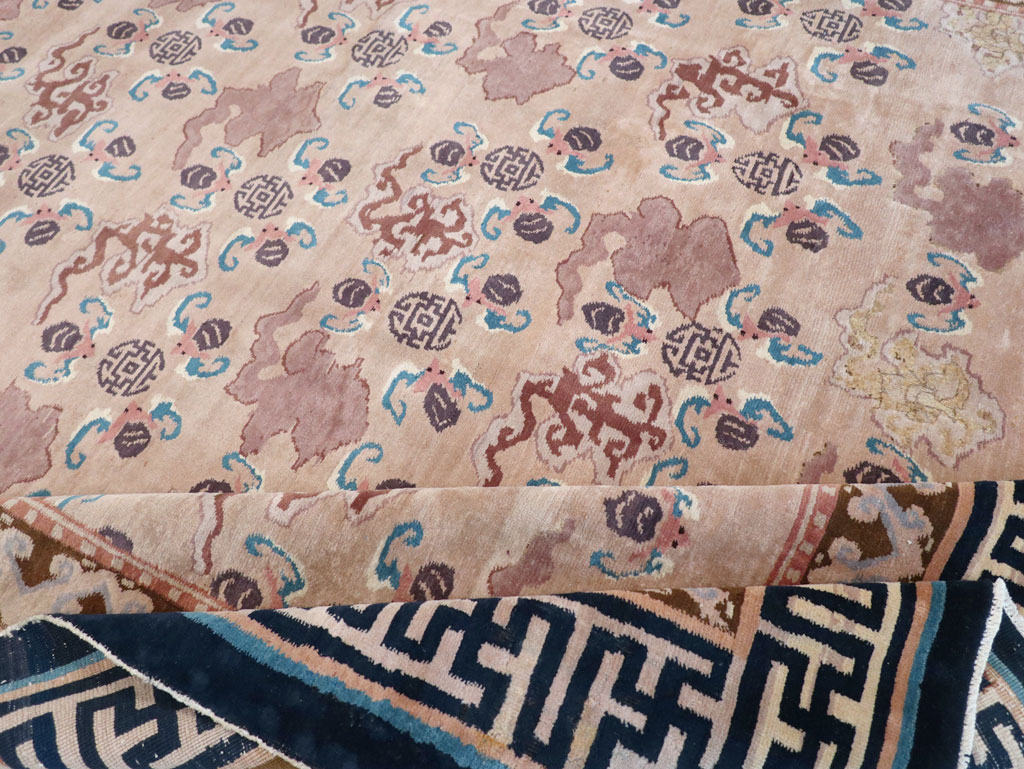 Antique Chinese Peking Room Size Carpet, No.30763 - Gss