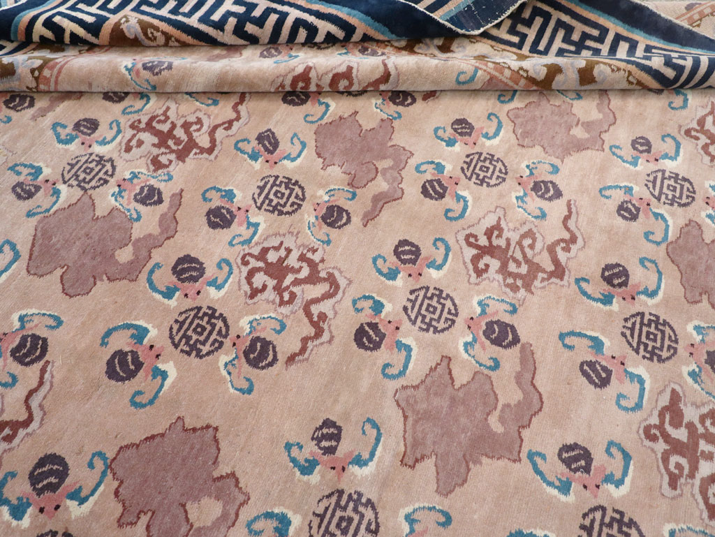 Antique Chinese Peking Room Size Carpet, No.30763 - Gss