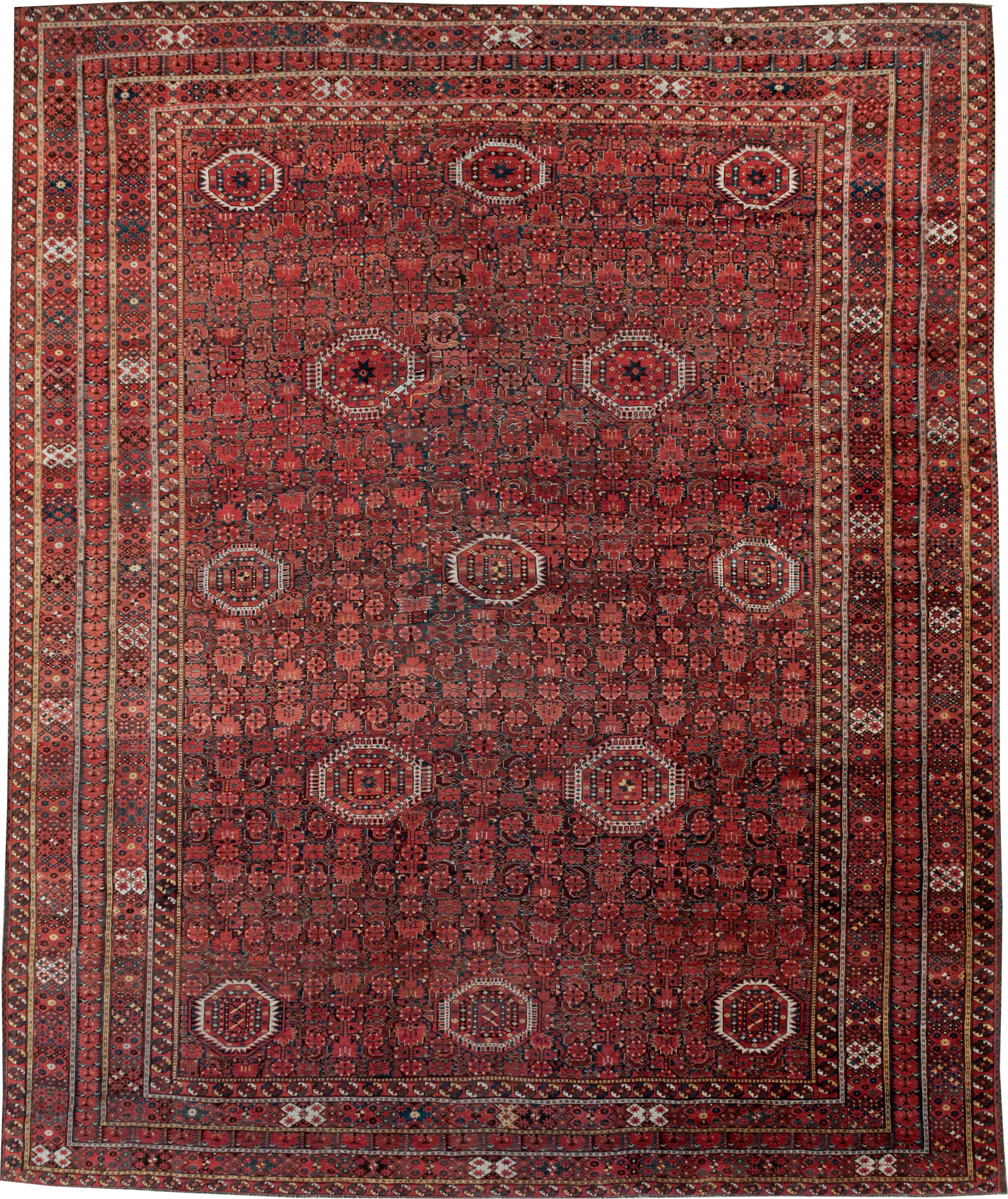 Antique  Beshir Carpet, No.30766 - Gss