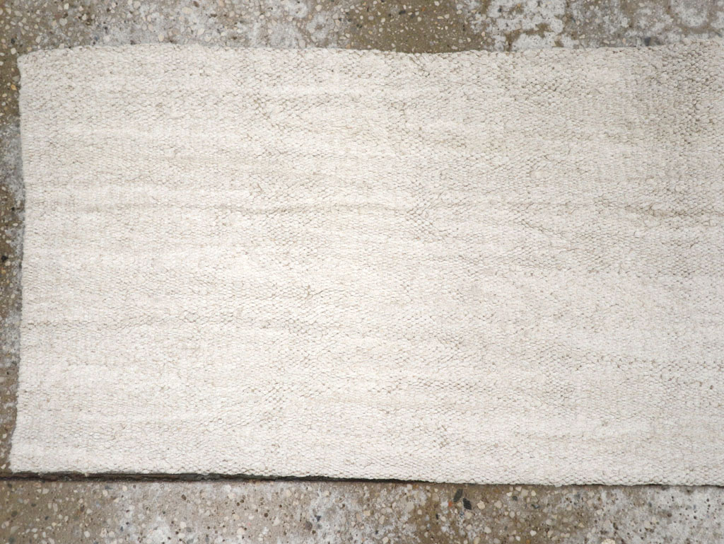 Vintage Turkish Hemp Flatweave Kilim Runner, No.30768 - Gss