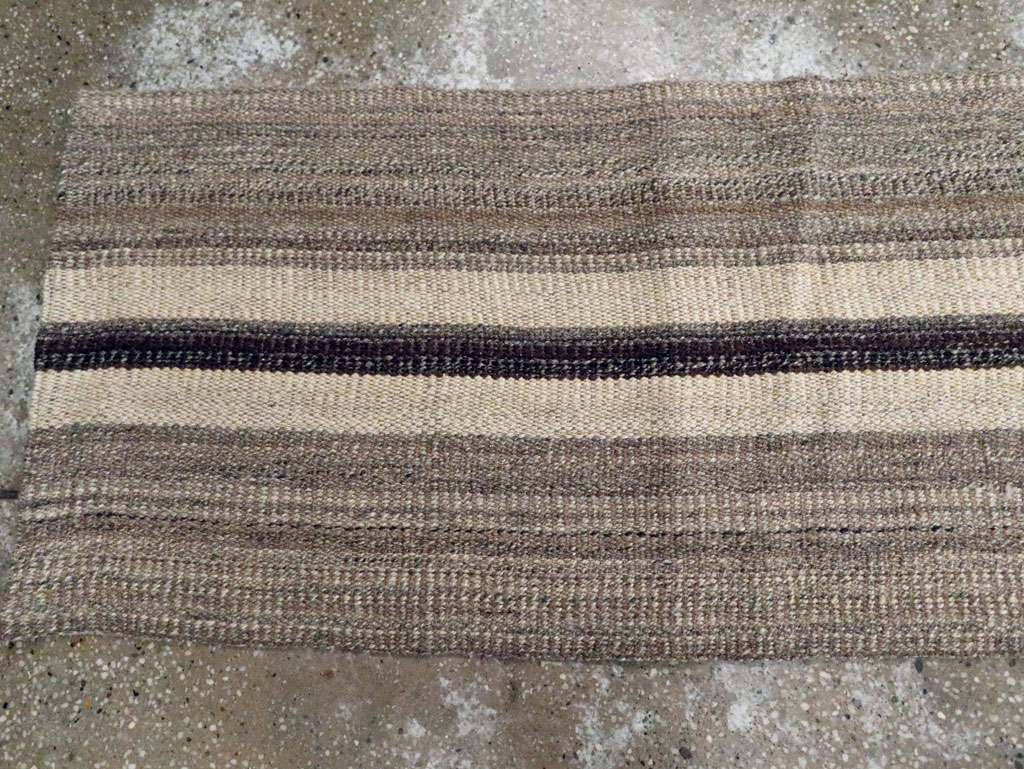 Modern Turkish Flatweave Kilim Runner, No.30769 - Gss