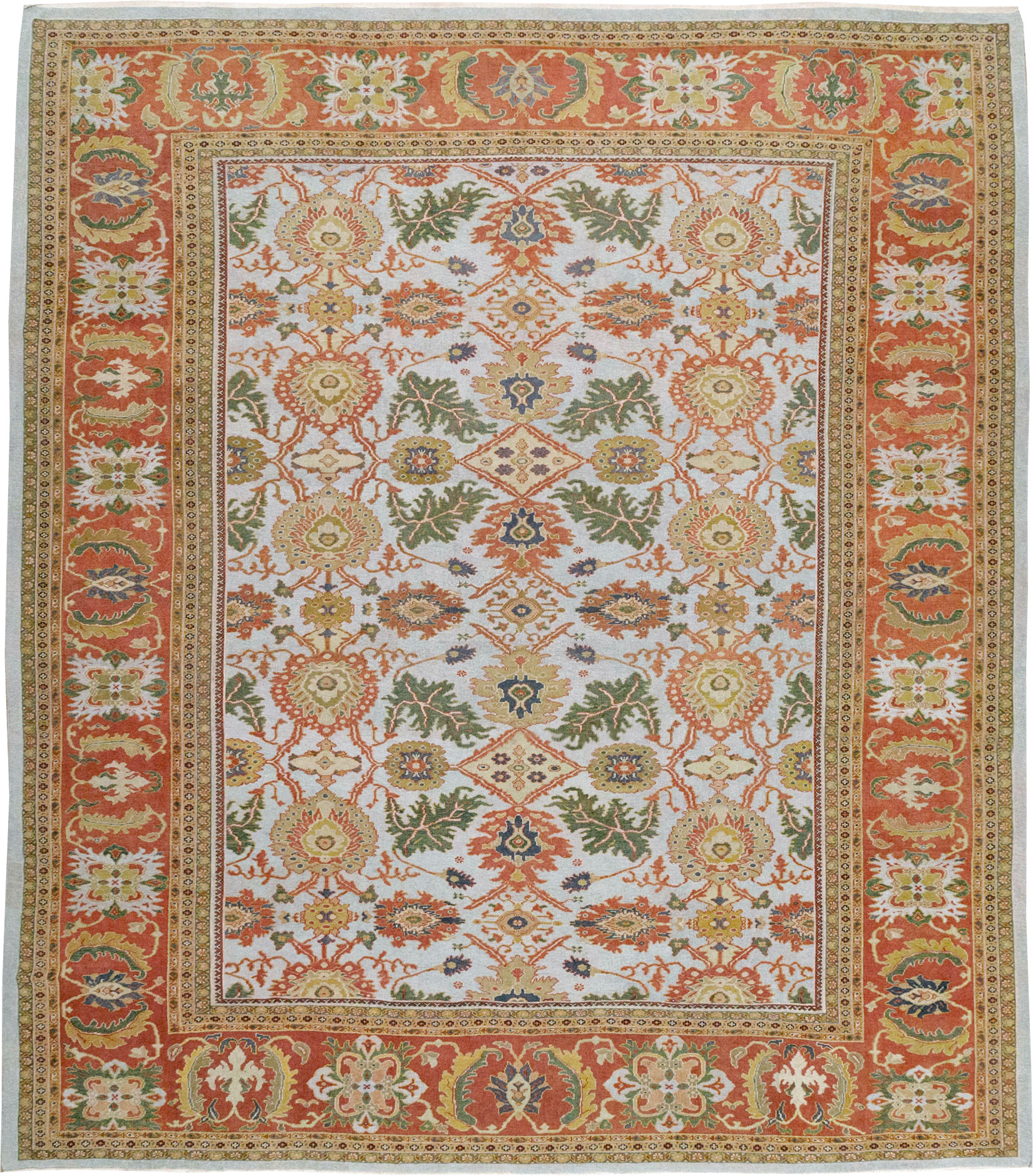 Antique Persian Sultanabad Large Square Carpet, No.30771 - Gss